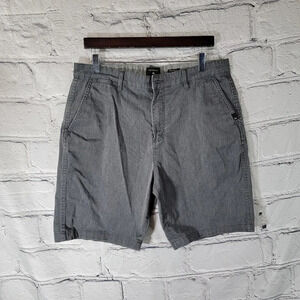 Quiksilver Mens Everyday Union Stretch Shorts‎ Preppy Casual Basic Grey Gray